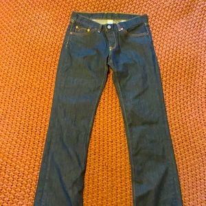 Lucky Brand size 2/26 dark blue jeans